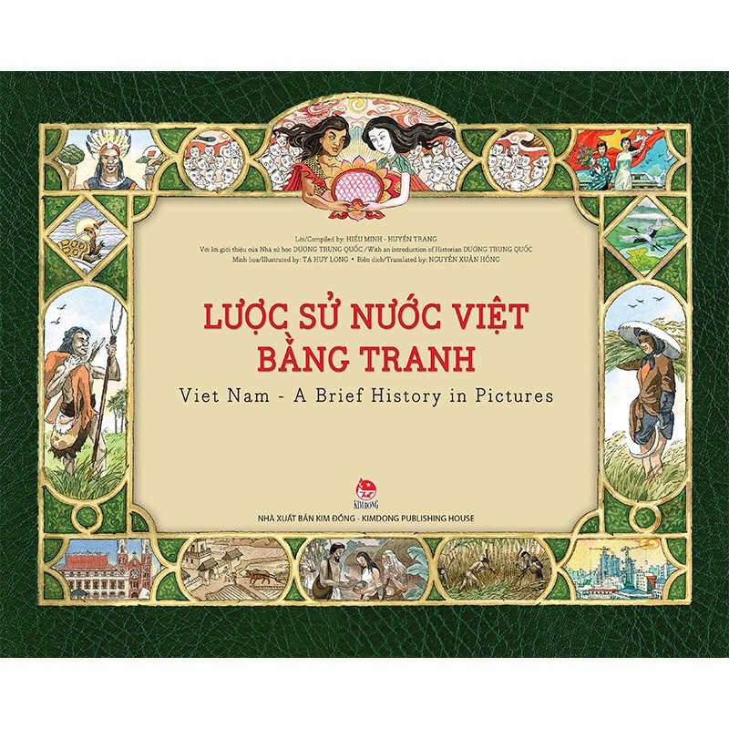 Sách - Lược sử nước Việt bằng tranh Việt Nam - A Brief history in pictures - NXB Kim Đồng