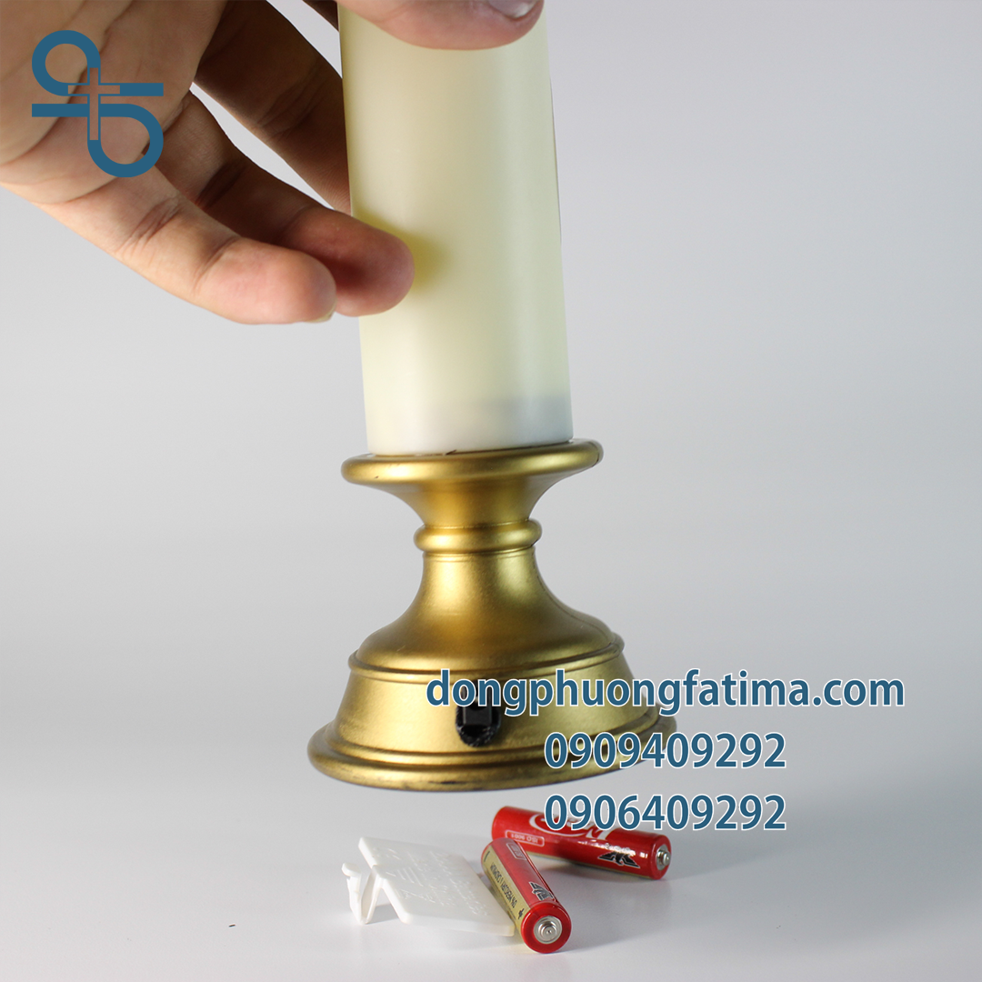 2 CÂY NẾN ĐIỆN TỬ 4X23(CM) (Không cần pin)