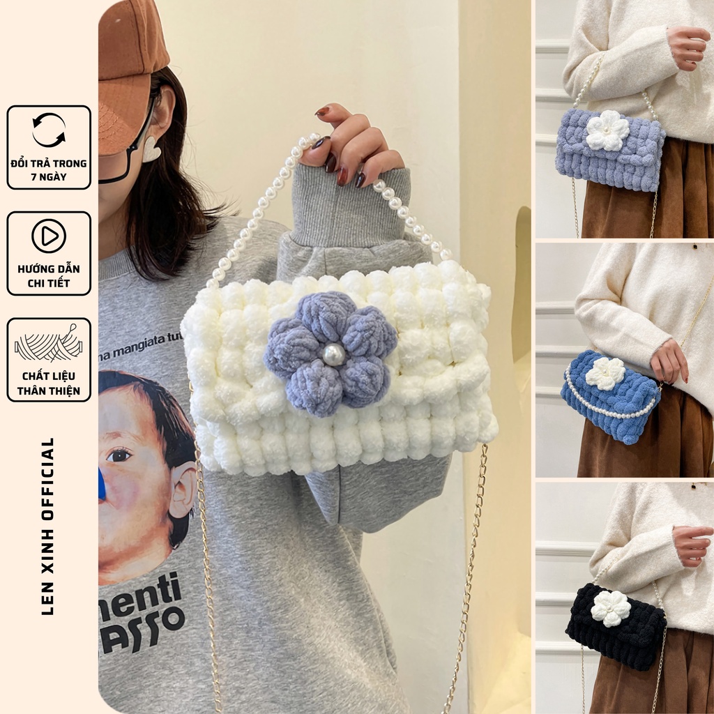 💙How to hand knit Chunky Cotton Bag💙 Vyvascrochet - YouTube