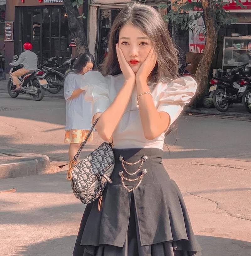 [HCM]ÁO CỔ TRÒN XẾP LY TAY LYLY