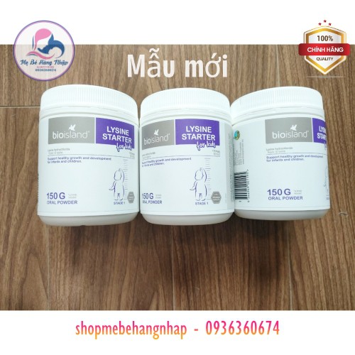 Lysine Bioisland dạng bột Úc giúp bé phát triển chiều cao