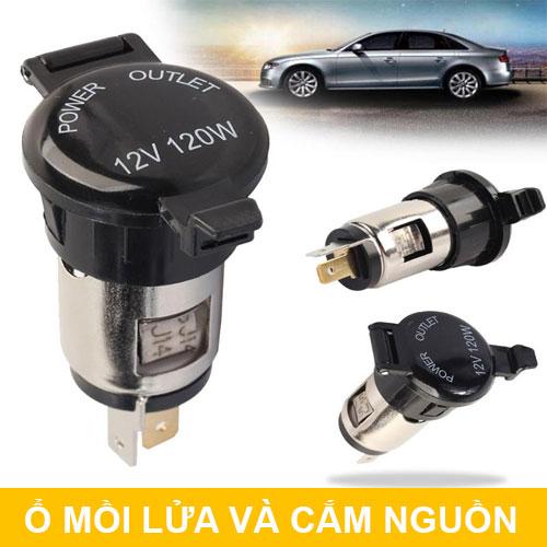 [HCM]Ổ mồi lửa và cắm nguồn điện ôtô xe máy 12V 24V