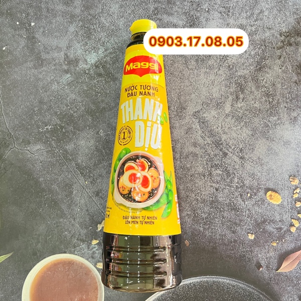 Maggi Thanh Dịu Natural Bean Sauce 300ml/700ml Yellow Cap - Vietnamese Cooking Essential
