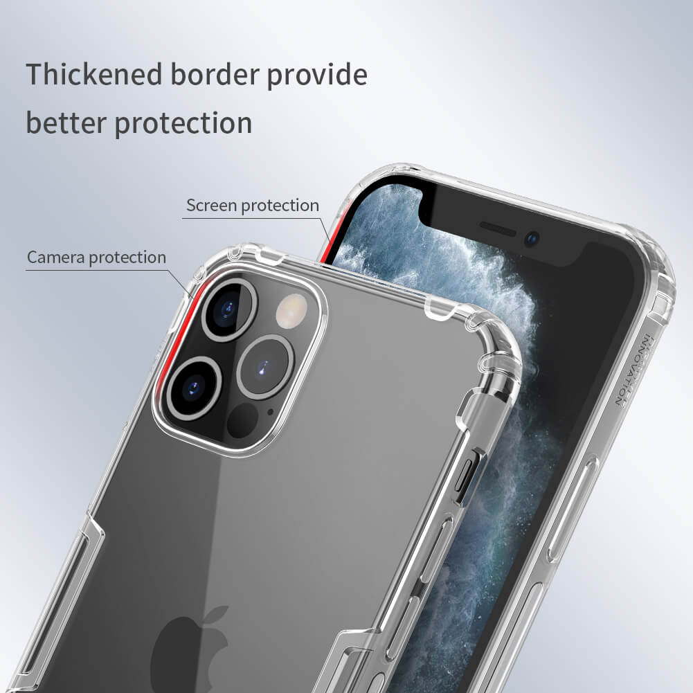 Ốp lưng Nillkin Iphone 12 Pro silicon dẻo, trong suốt