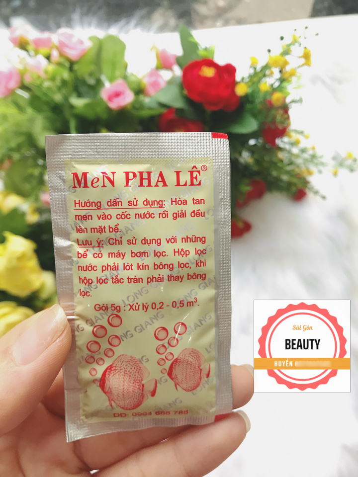 3 Gói Men Vi Sinh Pha Lê Cho Hồ Cá Cảnh, Hồ Thủy Sinh