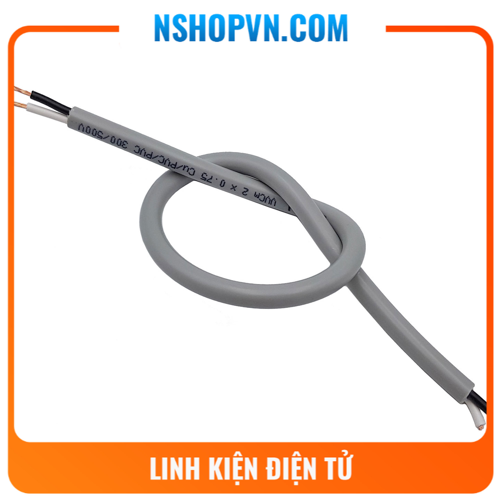 Combo 3 mét Dây điện đơn - đôi Lion VCm 0.5mm, 0.75mm, 1mm màu đỏ - màu đen - màu xám
