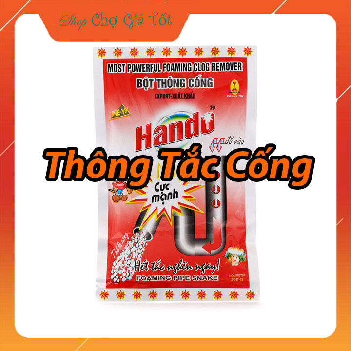 Bột thông cống xuất khẩu Hando 100Gr