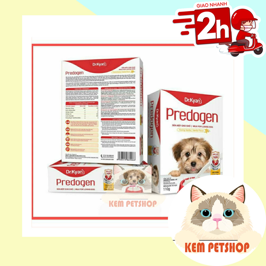 Sữa Bột Predogen Dr.Kyan cho Chó - 110g