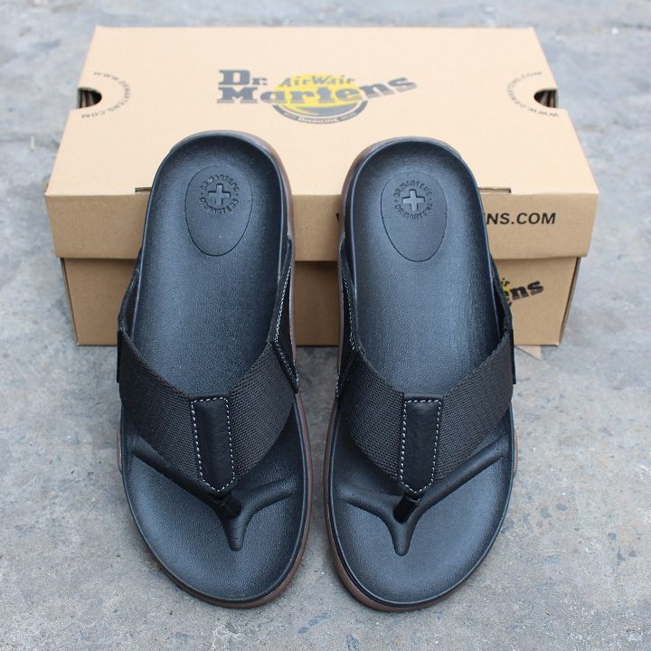 Dép da nam da bò dr martens (DR.K02)