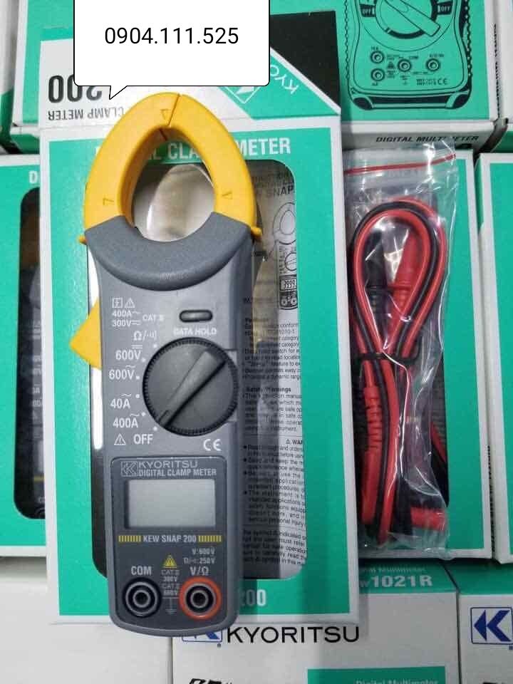 [Hcm]Kyoritsu Kn-200 Ac Current Clamp Meter (400A)