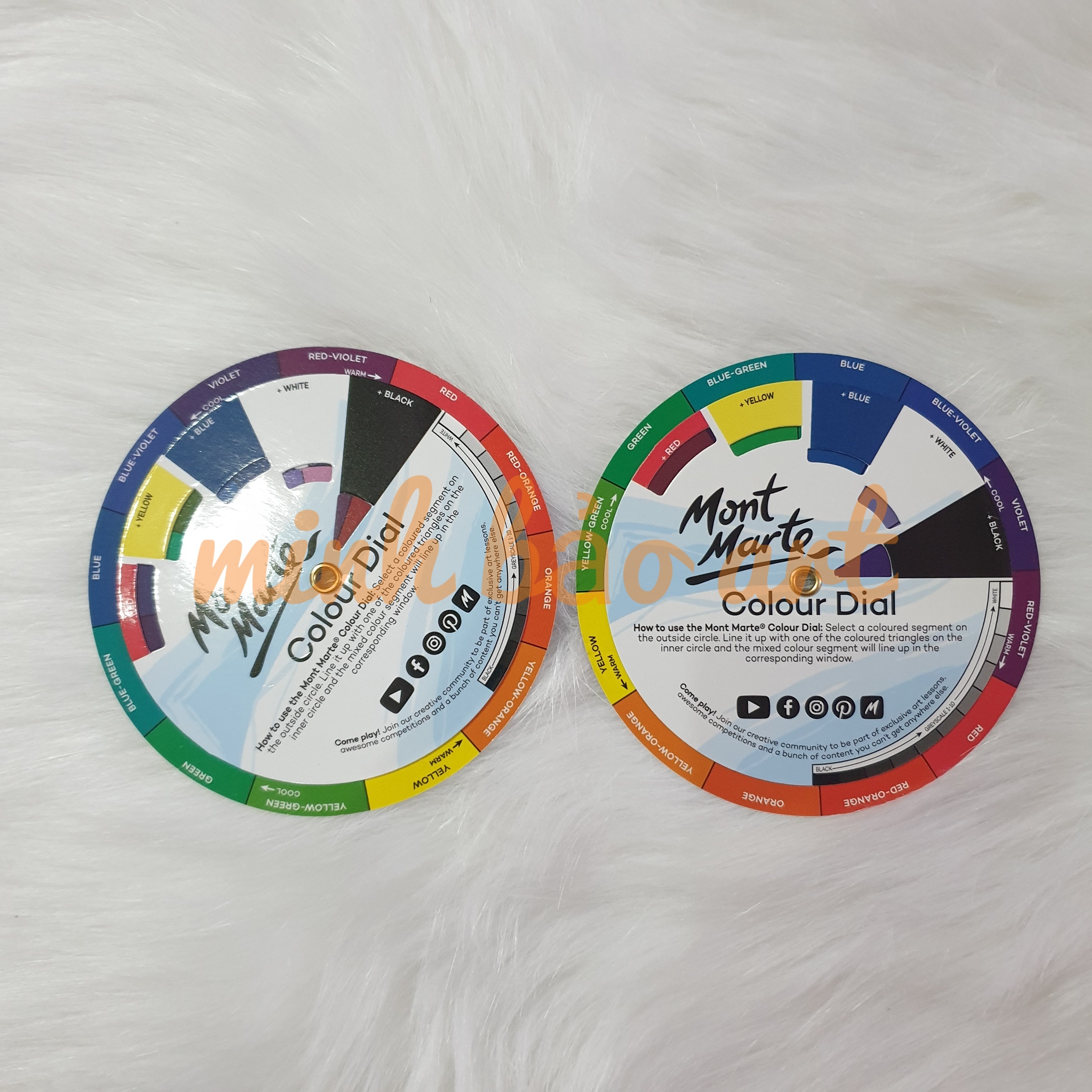 [HCM]BẢNG HƯỚNG DẪN PHA MÀU MINI MONT MARTE