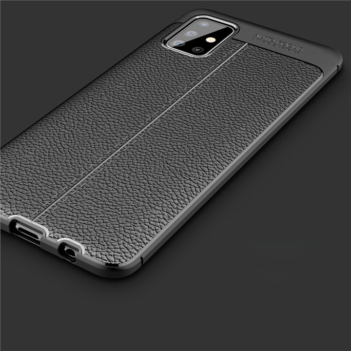Ốp lưng Samsung Galaxy M51 silicon giả da Auto Focus