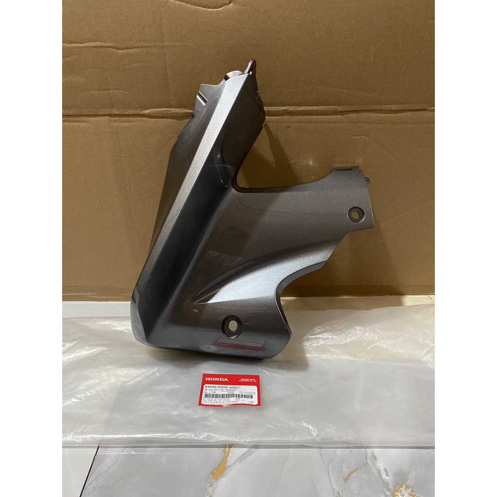 Ốp ống yếm bên trái honda wave s110 năm 2009-2010 màu ghi xám
