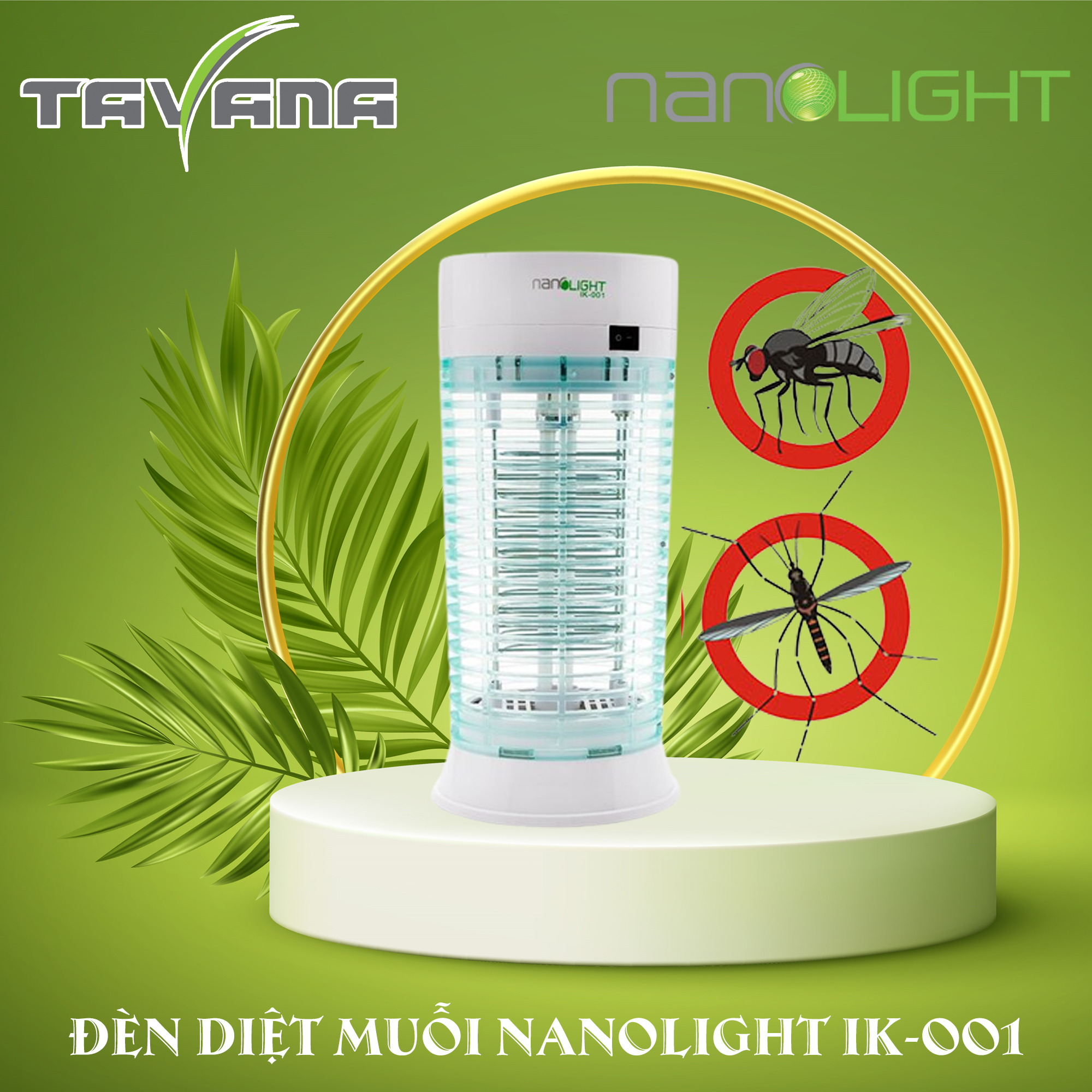 Đèn Diệt Muỗi Và Côn Trùng Nanolight IK-001 (BẢO HÀNH CHÍNH HÃNG)
