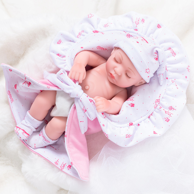 Đồ chơi búp bê em bé sơ sinh 30 cm bằng vinyl mềm mặc trang phục dễ thương