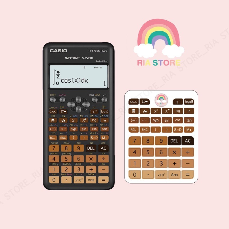 [HCM]Sticker dán máy tính casio 570-2nd