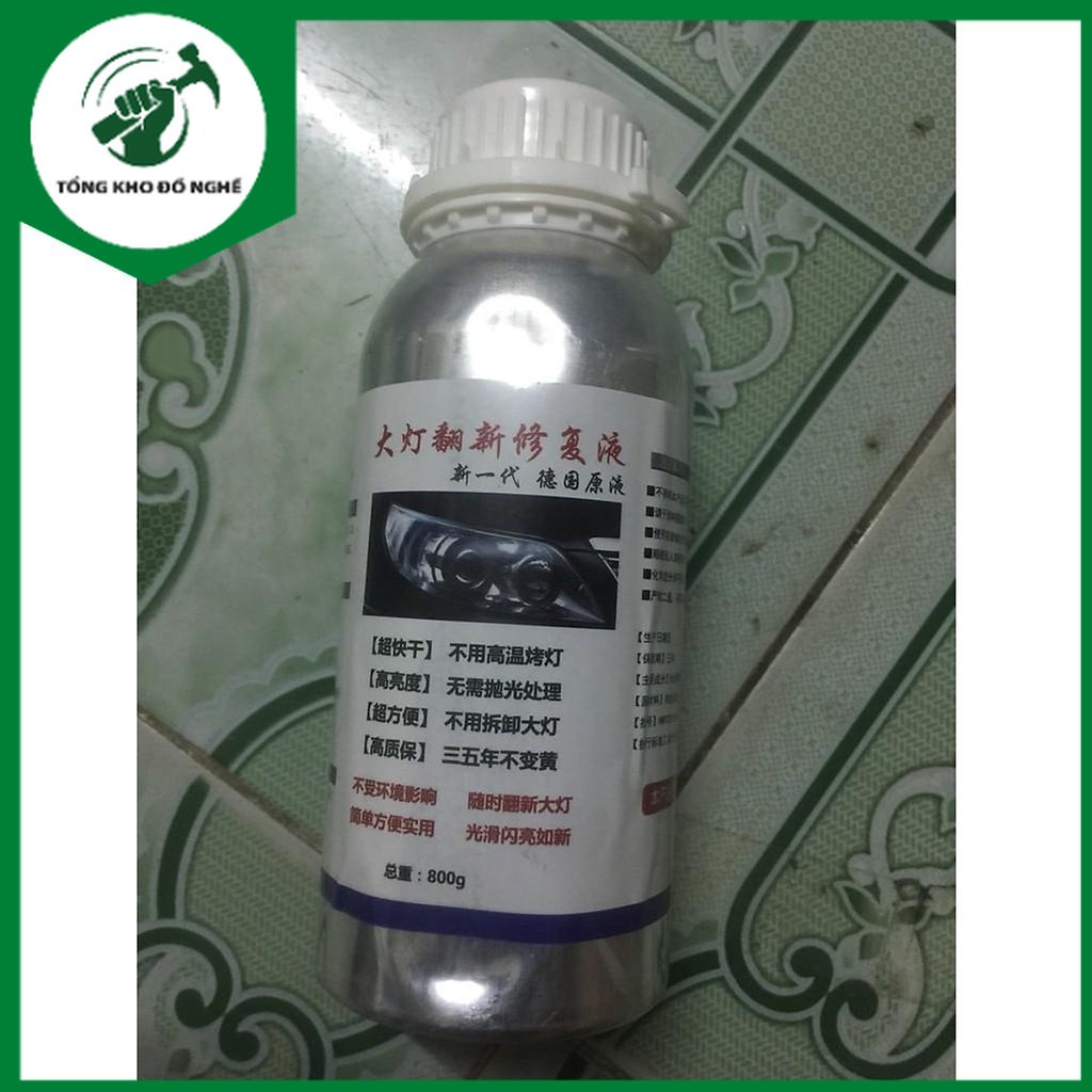 Dung dịch nano đánh bóng đèn pha ô tô -xe máy _TKDN