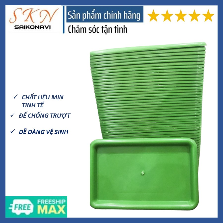 Plastic tray rectangle đựng fruit handy-premium vinyl đựng fruit