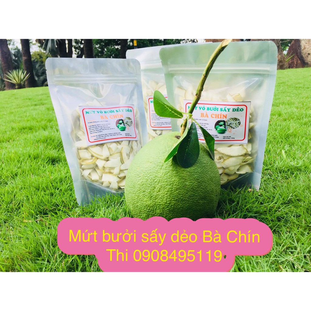 500G Mứt Bưởi Sấy Dẻo Bằng Đường Phèn