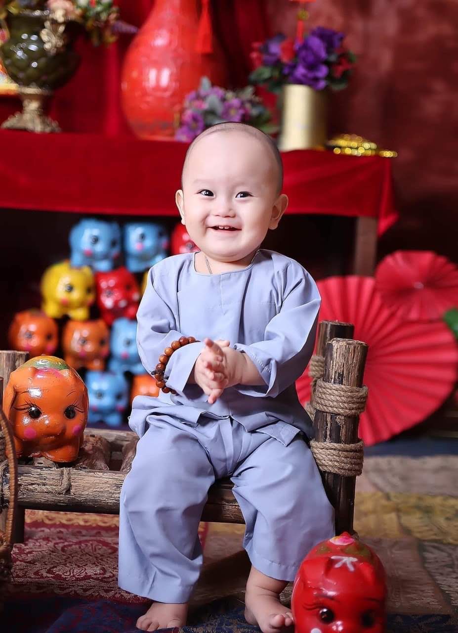 [HCM]Đồ lam đi chùa trẻ em