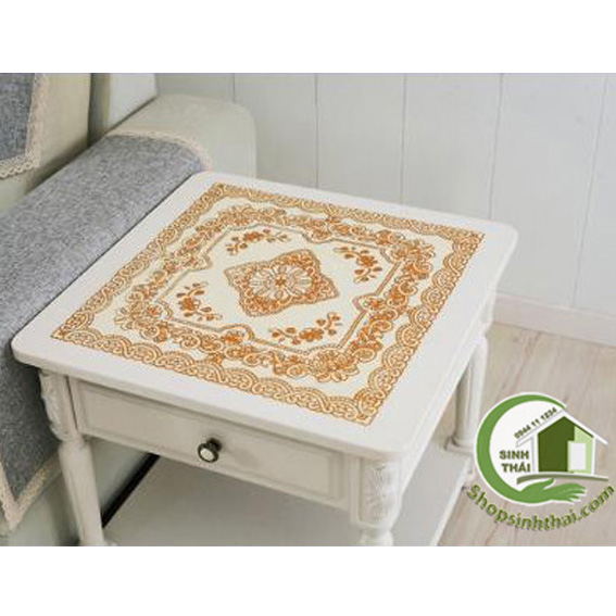 [HCM]Tấm khăn che phủ nóc tủ lạnh 50cm x 50cm - bằng nhựa không thấm nước