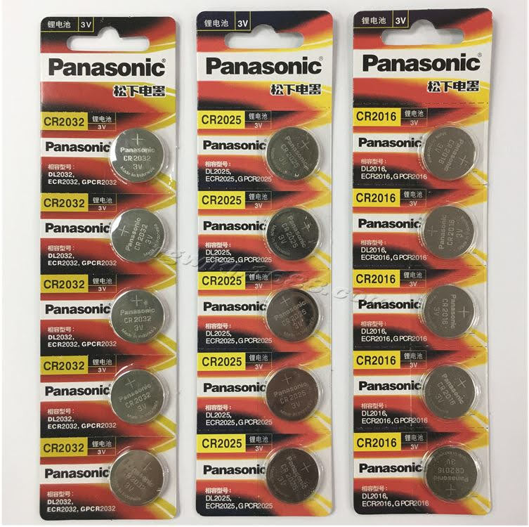 Pin CR2032 Panasonic - combo 5 Viên Made in Indonesia