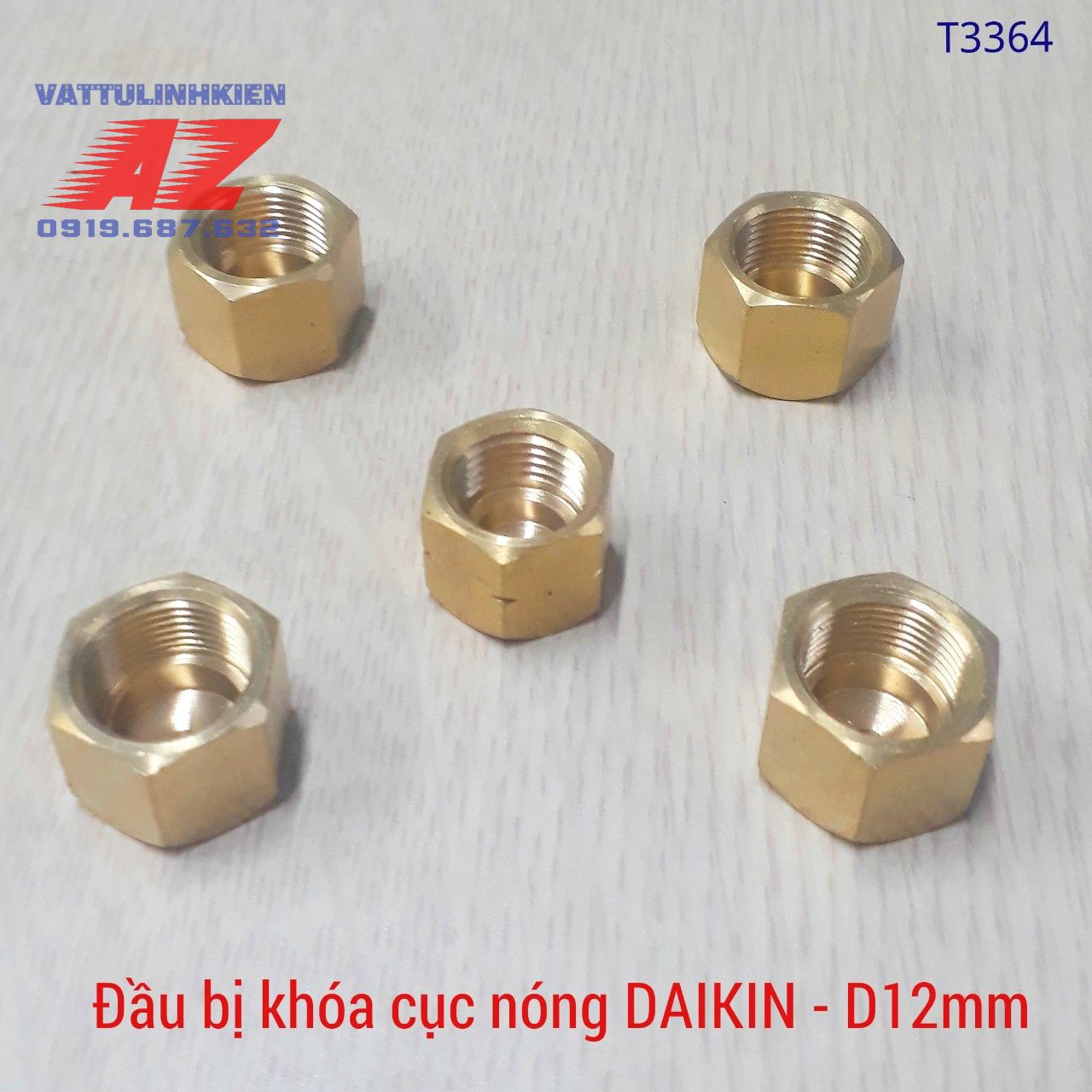 Set 5 đầu bịt khóa cục nóng điều hoà daikin