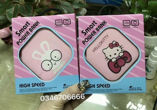 Sạc dự phòng hình thú cute