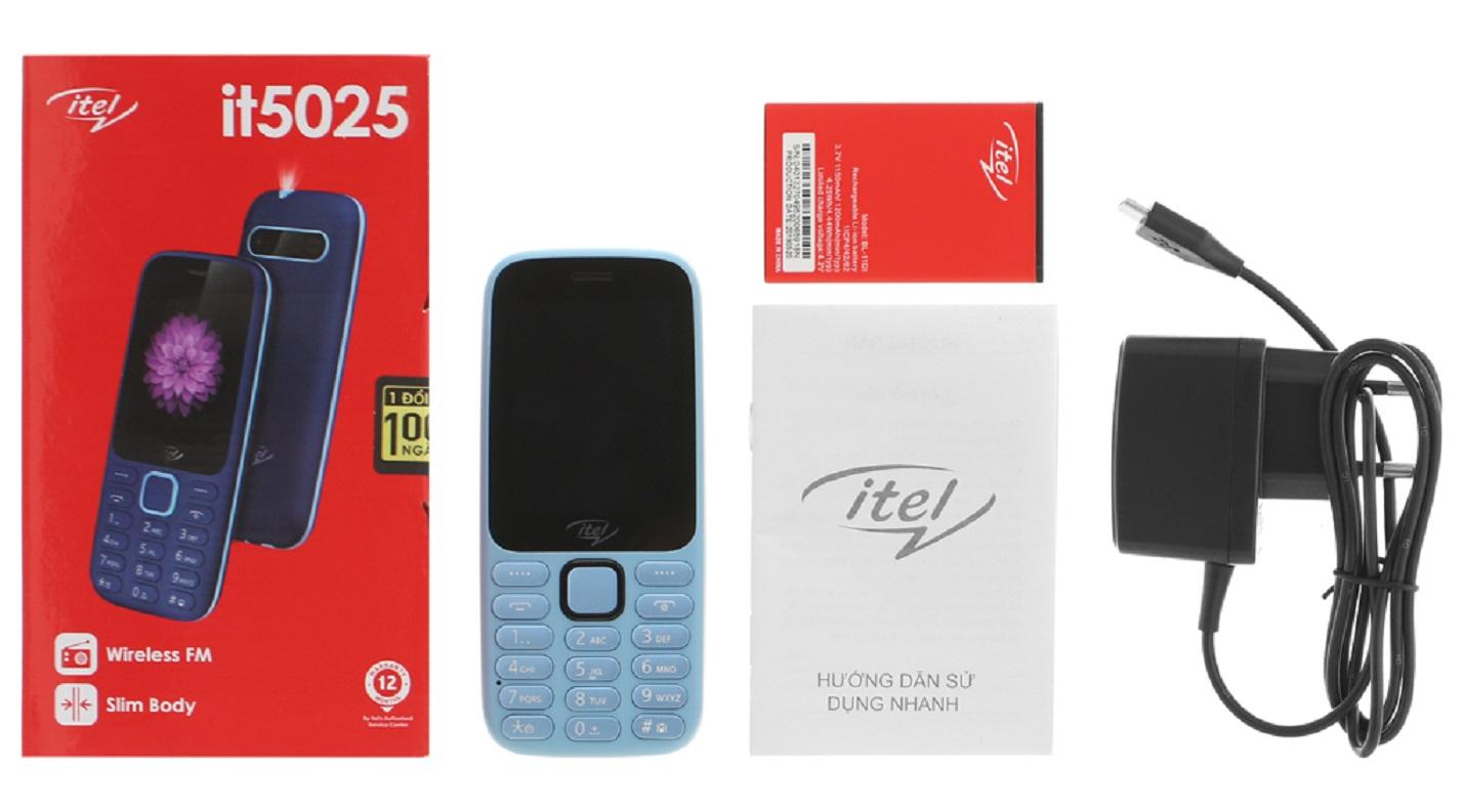 Điện thoại itel it5025 mới Fullbox Bảo hành 12 tháng