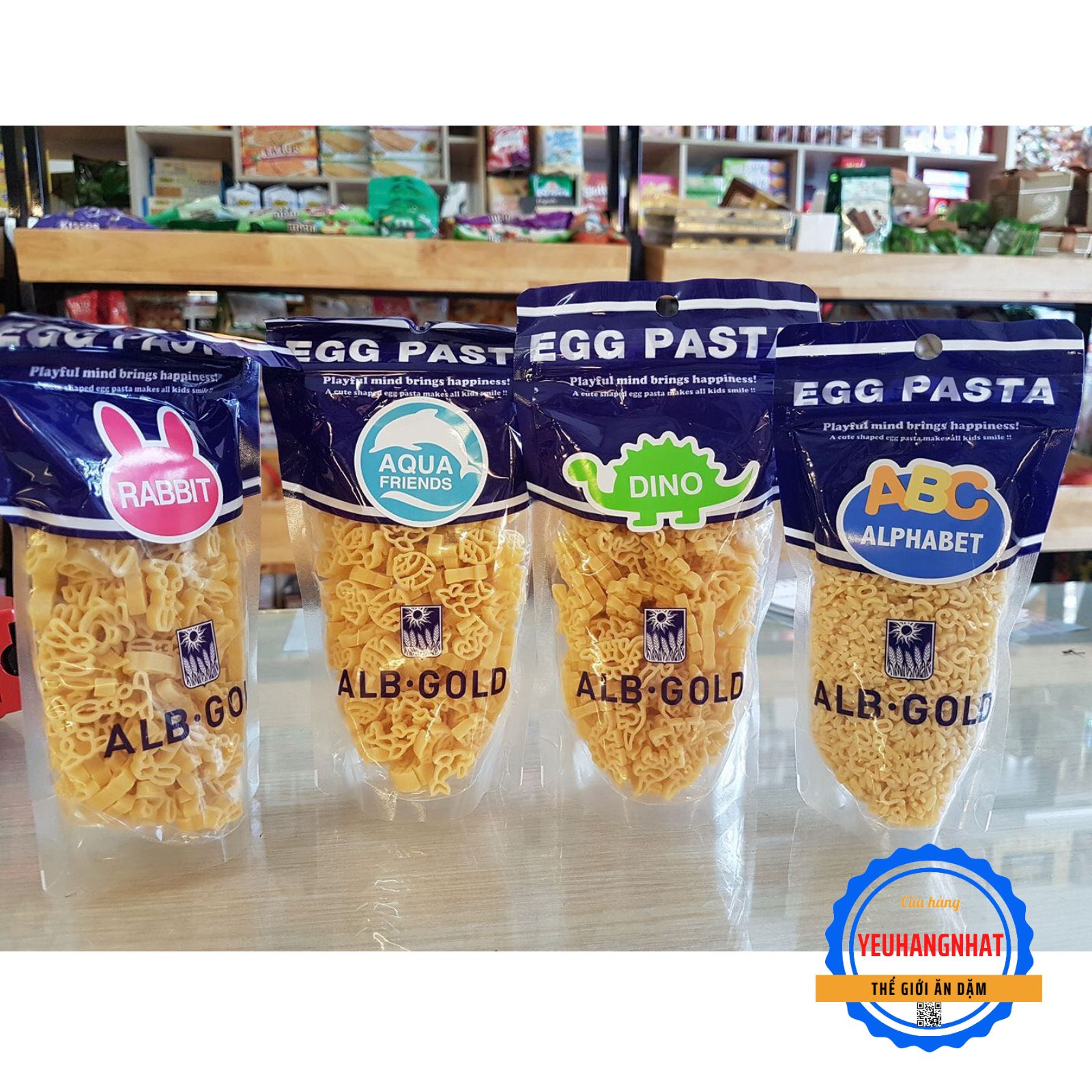 Nui trứng Egg pasta đủ hình