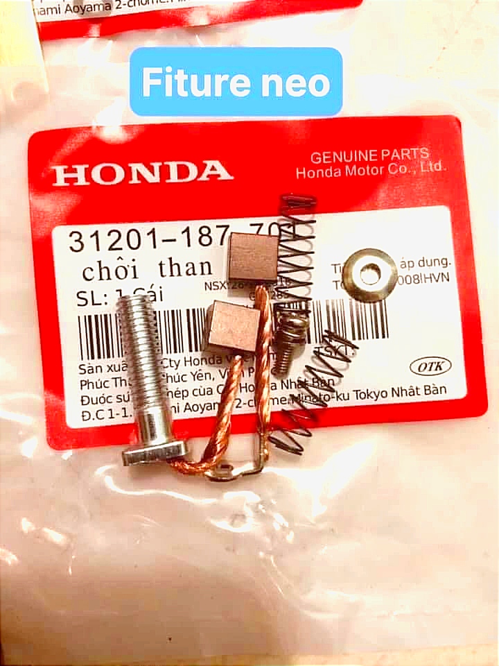 Chổi than đề xe máy Honda, Yamaha loại 1