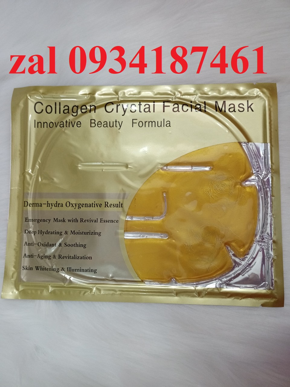 Mặt nạ dưỡng da collagen vàng