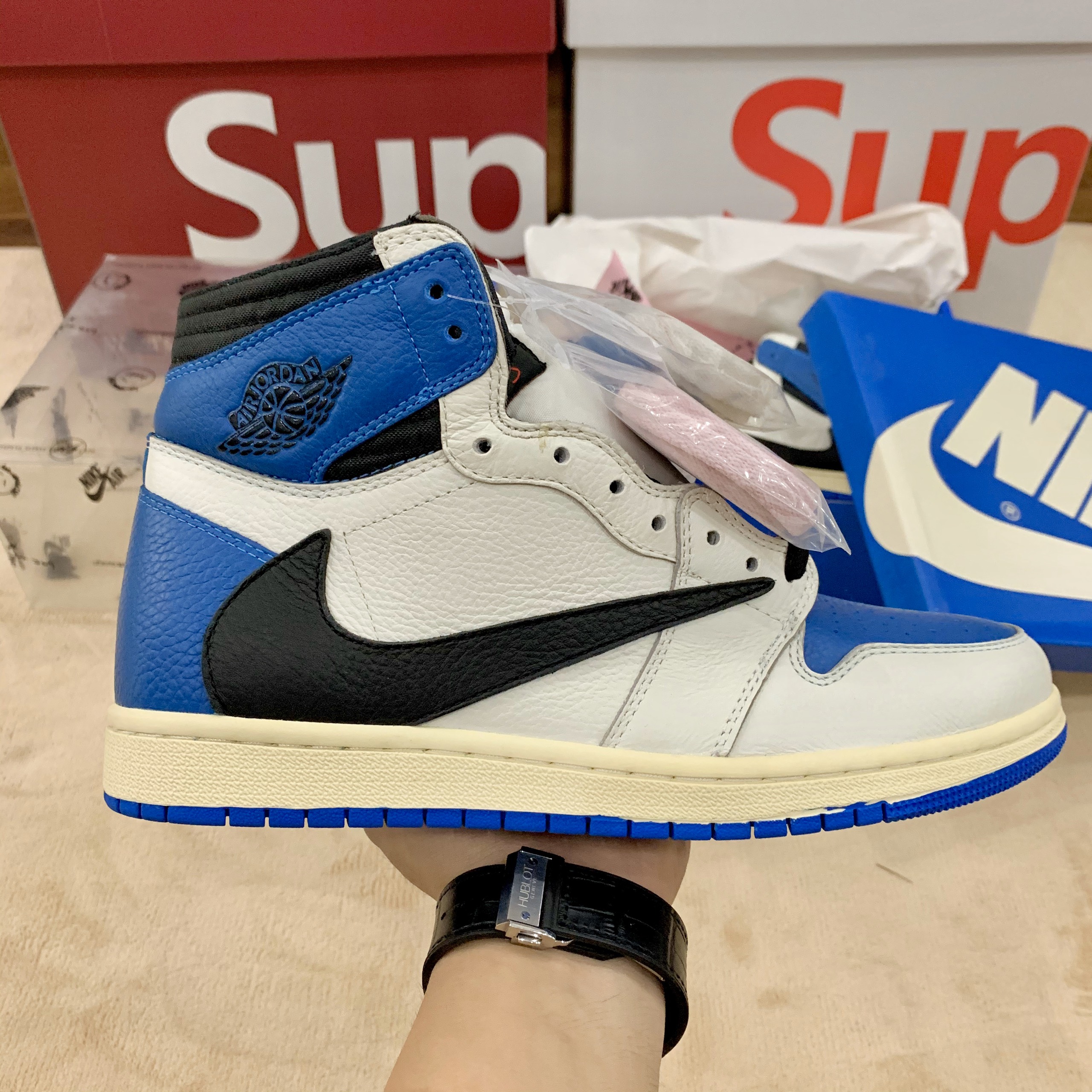 Giày Nike Jordan 1 High Travis Scott hàng Best Quality