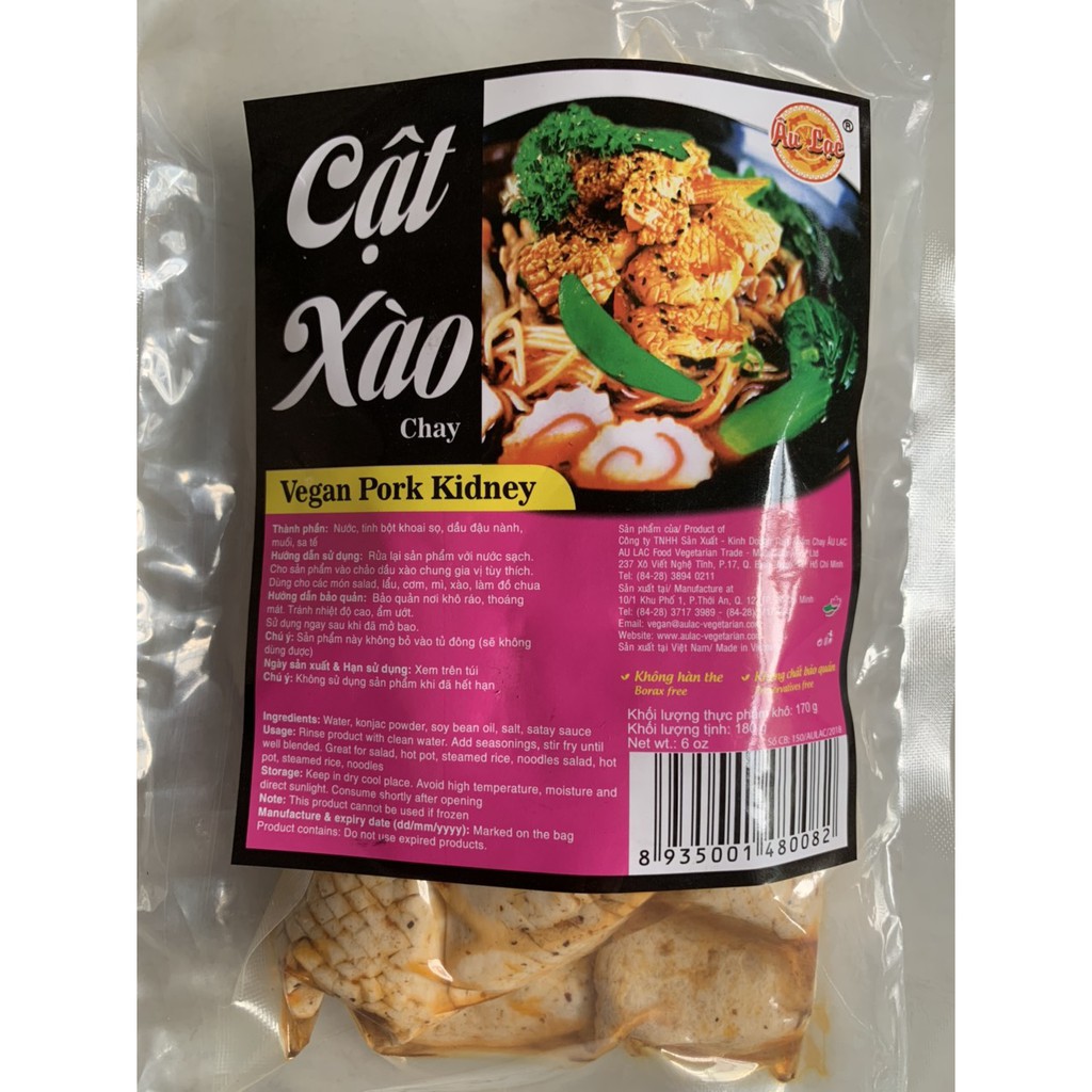 Cật xào chay âu lạc 170g tiệt trùng