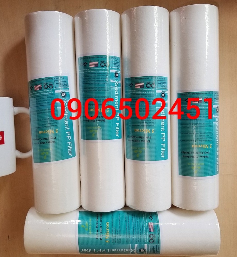 COMBO Bộ 10 lõi  lọc nước số 1 PPF 10inch