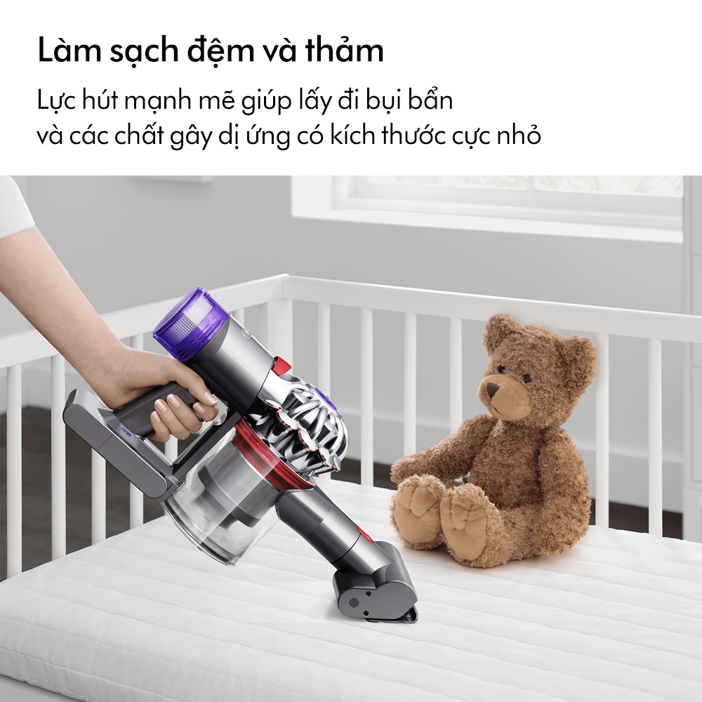 [DUY NHẤT 25-29.5: VC 14% Tối đa 2 Triệu] Máy hút bụi không dây Dyson V8 Slim Fluffy