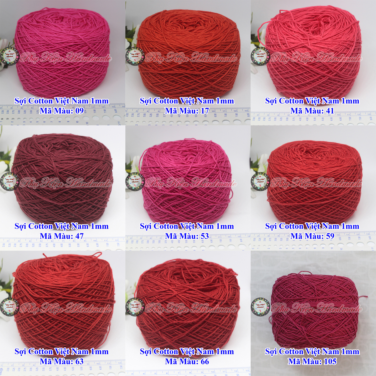 Sợi cotton Việt Nam (1mm)