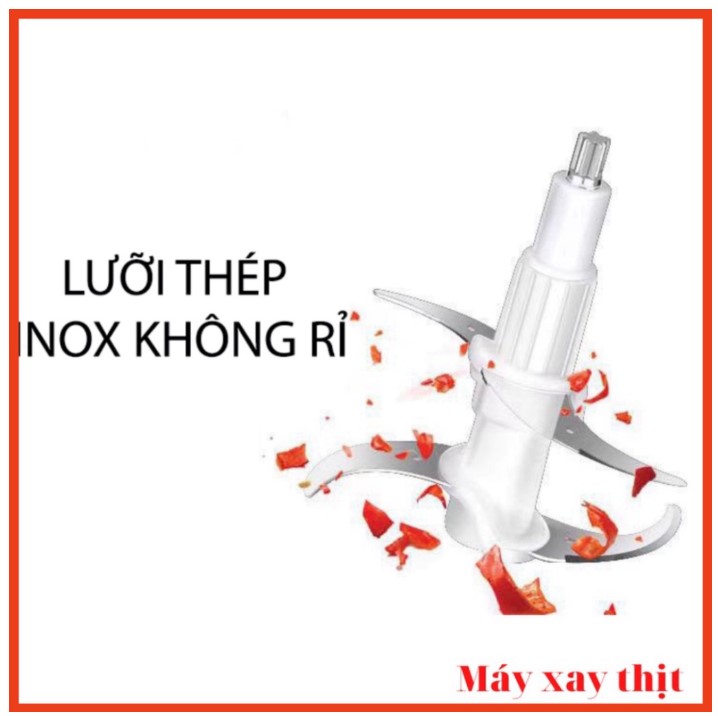 MÁY XAY THỊT ĐA NĂNG INOX 4 LƯỠI SIÊU BỀN