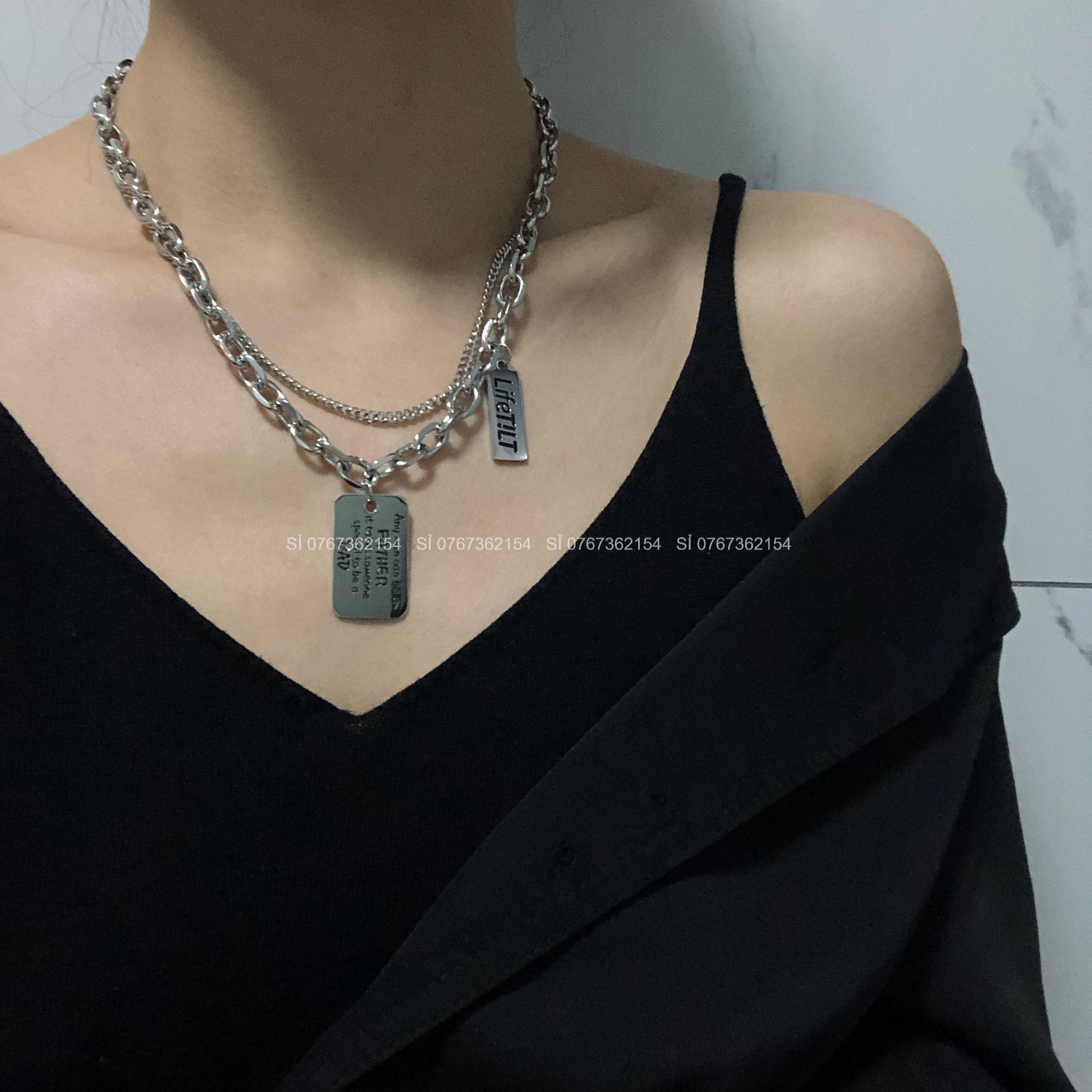 Set 2 Dây Chuyền Unisex Tầng Lifes