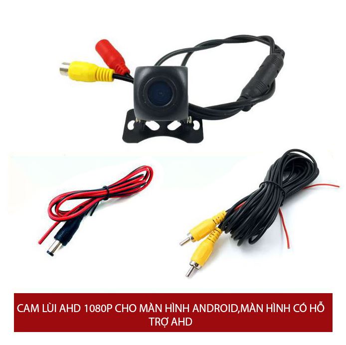 Cam lùi AHD,camera lùi AHD 1080P dùng cho màn hình android hoặc màn có hỗ trợ AHD