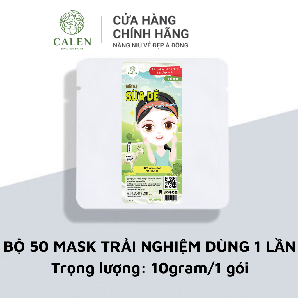 MASK THẢO DƯỢC TRẢI NGHIỆM CALEN