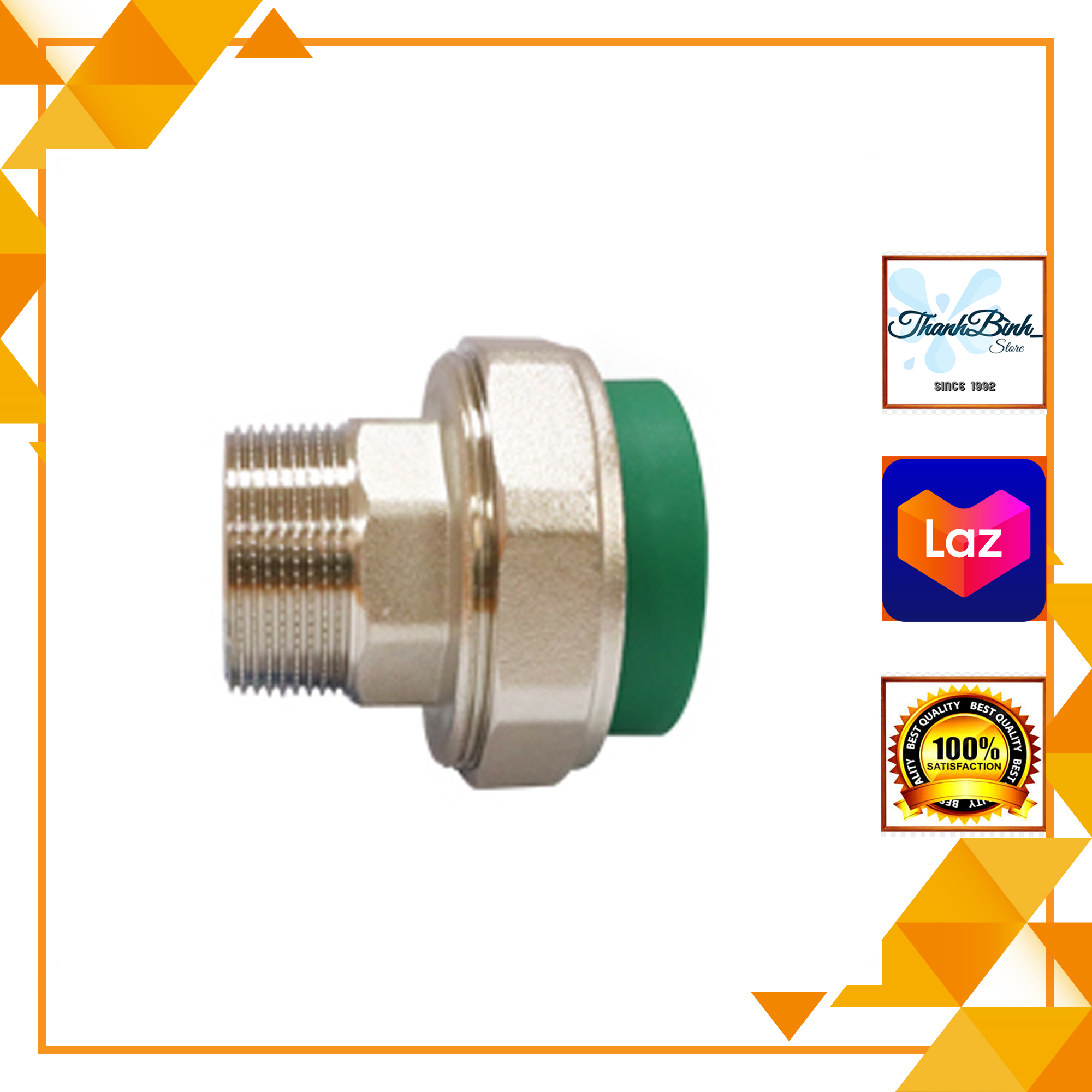 Zacco ren ngoài 32 nhiệt / zac co ren ngoài ppr phi 32 mm- europipe