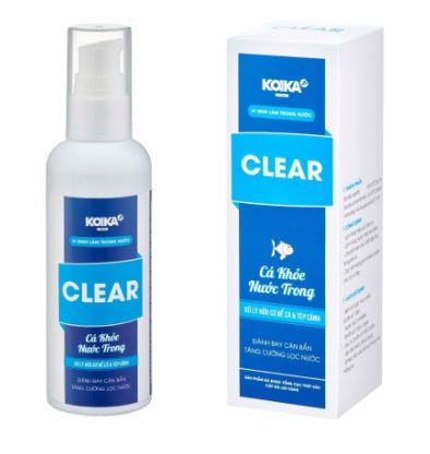 Men vi sinh Koika clear - vi sinh xử lý nước chuyên dùng cho cá cảnh và tép cảnh-vi sinh làm trong nước cho hồ cá 105ml
