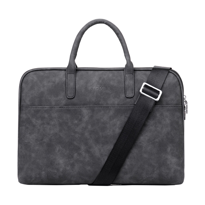 Túi xách công sở đựng Laptop, Macbook 15.6 inch bằng da hiệu J.QMEI chống nước, chống trầy