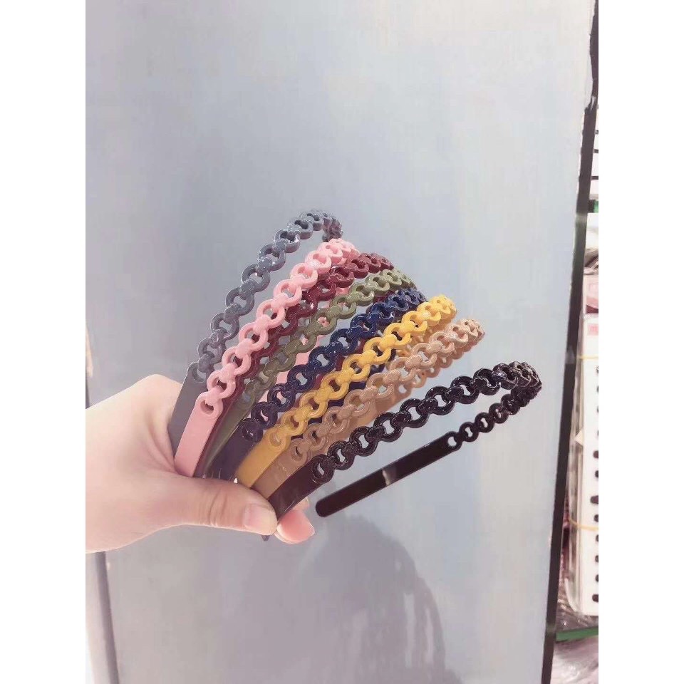 Bờm tóc gọng nhựa nhiều màu