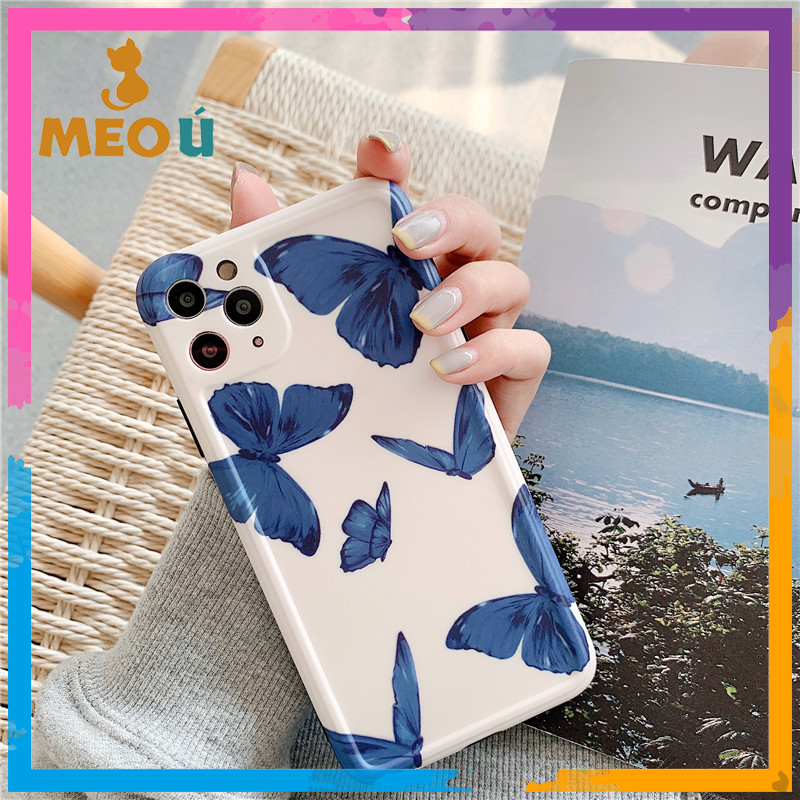 Ốp iPhone Bướm Trắng iPhone 7Plus/8Plus/X/Xs Max/11/11 Pro Max - ốp iphone