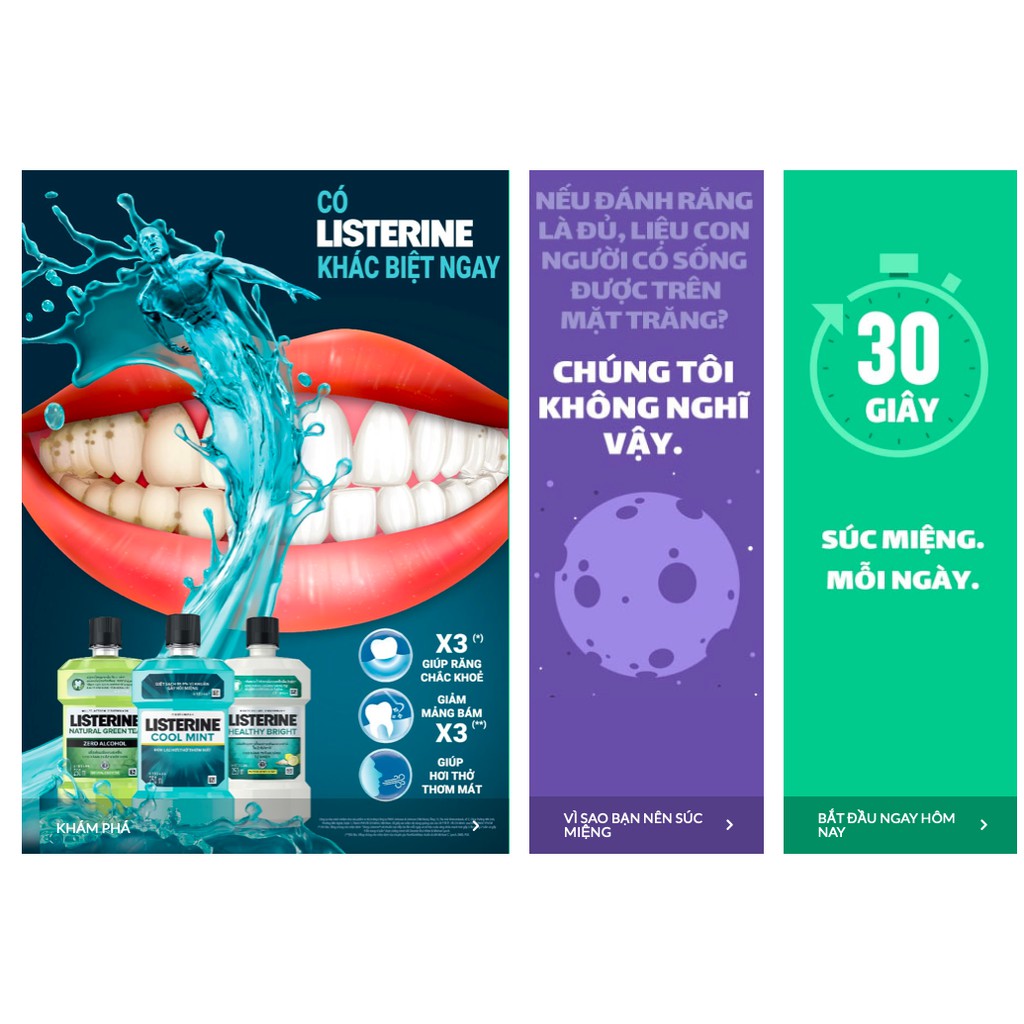 NƯỚC SÚC MIỆNG DIỆT KHUẨN LISTERINE COOL MINT [LISTERIN]