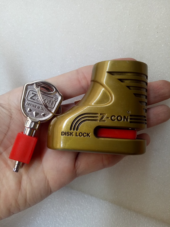 Ổ khóa đĩa chống trộm xe máy Zcon dùng cho tất cả xe tay ga