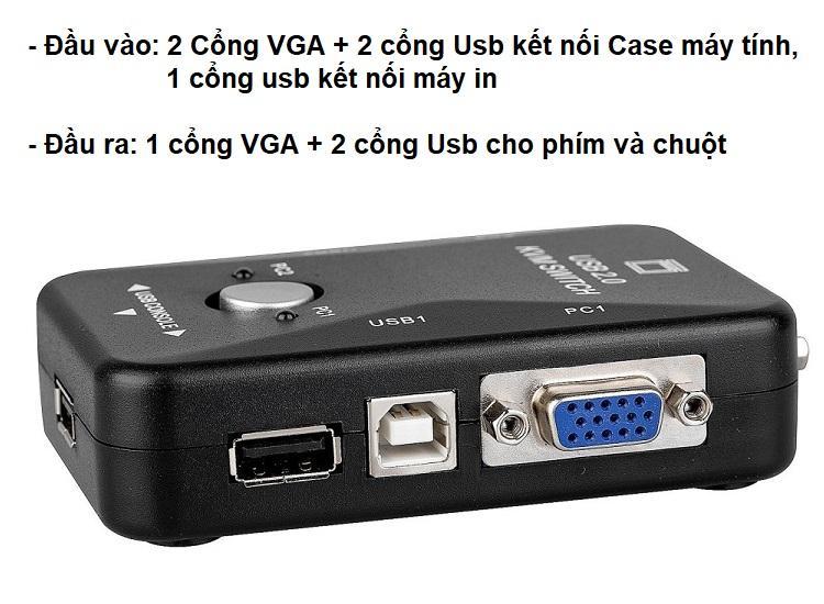 USB KVM Switches 2 ports MT- VIKI chất lượng cao