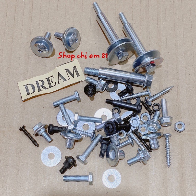 Bộ ốc dàn áo Dream có sẵn ốc bắt bửng
